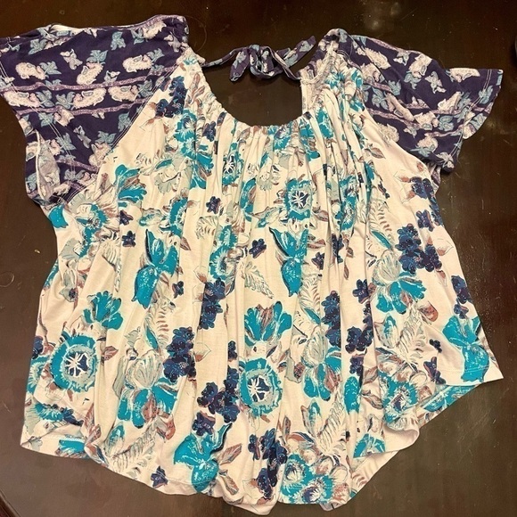 FREE People flow cold shoulder blouse - Picture 8 of 11